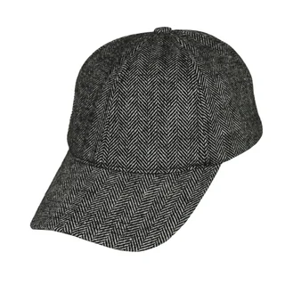 #108840BK - Gorra 6 gajos espigada negra - Vista 1