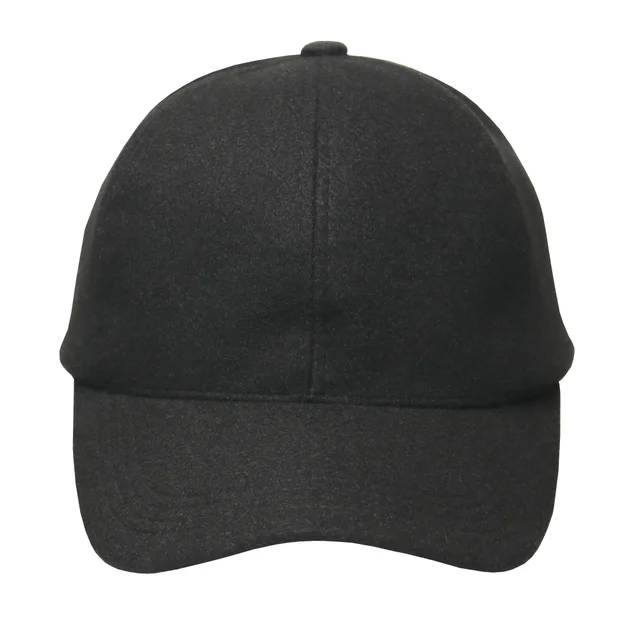 #108560BK - Gorra de paño 6 gajos negra
