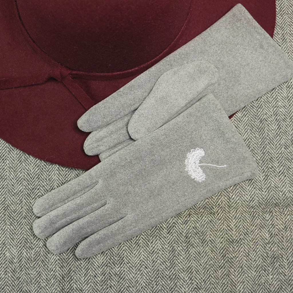 #502952GR - Guantes de jersey para dama gris