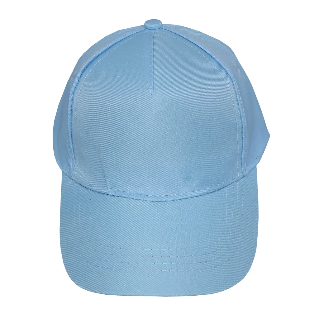 #1254cl - Gorra infantil visera curva 5 gajos celeste