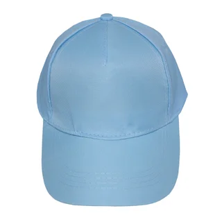 #1254cl - Gorra infantil visera curva 5 gajos celeste - Vista 2