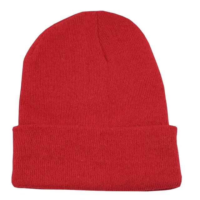 #535580RD - GORRO LIVIANO CON PUÑO UNISEX