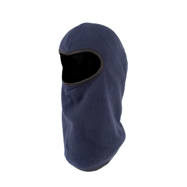 #521381NY - Pasamontaña de polar azul con vivo negro