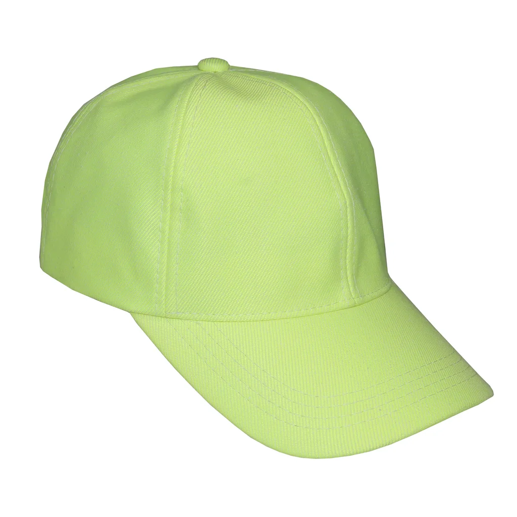 #108230AF - Gorra de Algodon 6 Gajos Fluor