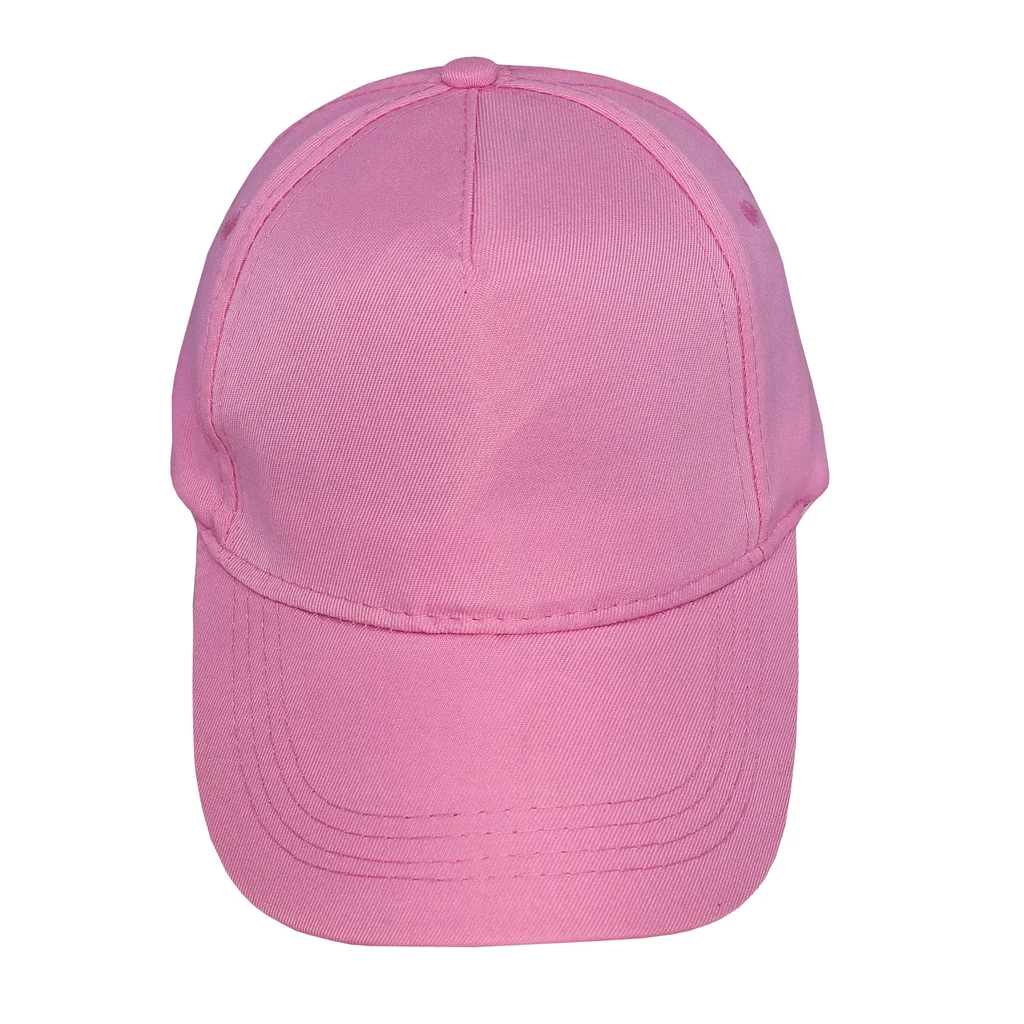 #1254RS - GORRA LISA INFANTIL 5 GAJOS VISERA CURVA