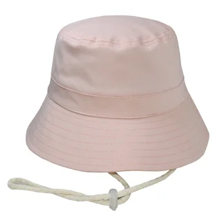 #401521VEIASAP - Bucket hat con cordón en gabardina salmon. - Vista 1