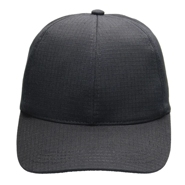 #108680BK - Gorra visera curva ripstop de adulto