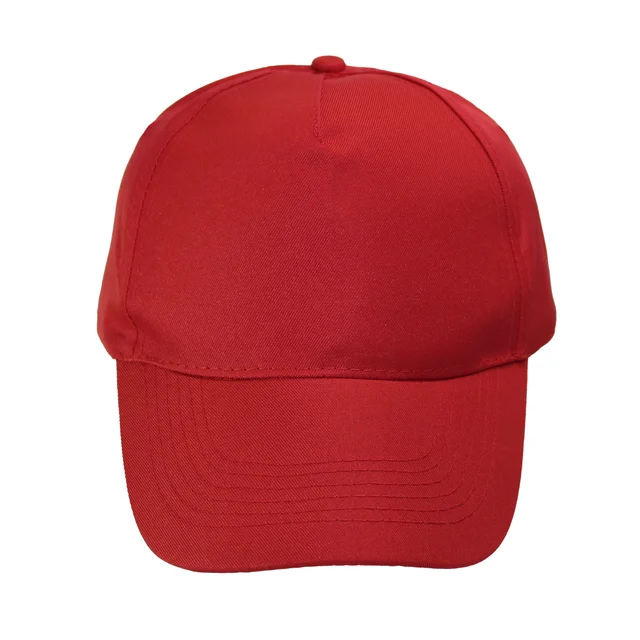 #1258RD - CAP 5 GAJOS  VISERA CURVA ADULTO