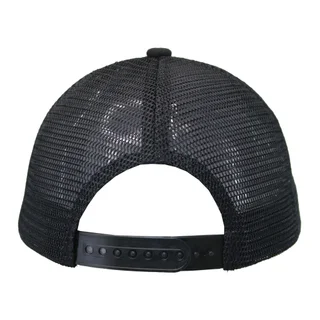 #107731BKBK - Gorra trucker visera curva 6 paneles negro. - Vista 4