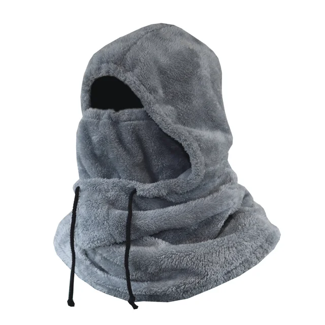 Capucha Peluche Gris