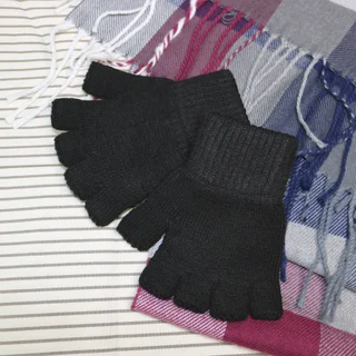 Guantes magicos sin dedos color negro - Vista 2