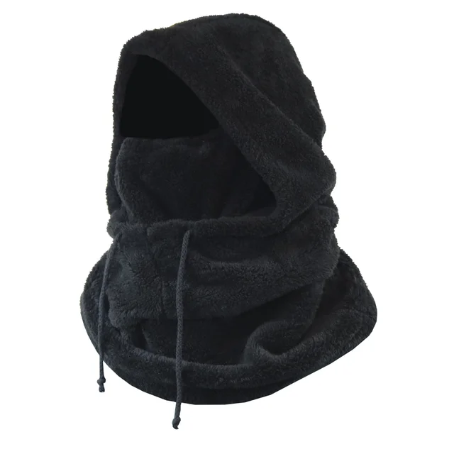 Capucha Peluche Negro