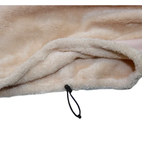 Capucha Peluche Beige