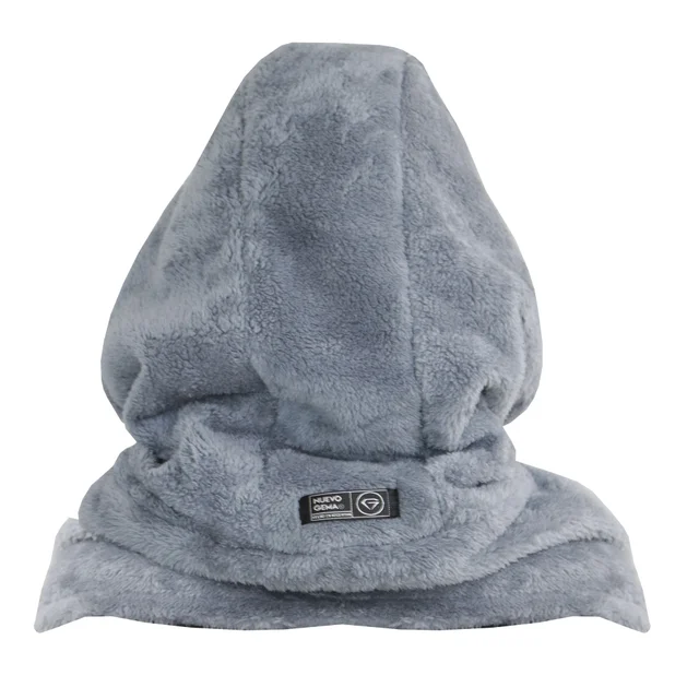 Capucha Peluche Gris