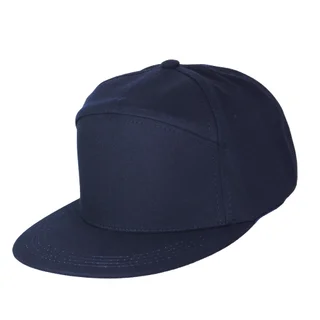 Gorra visera plana 7 paneles azul marino. - Vista 1