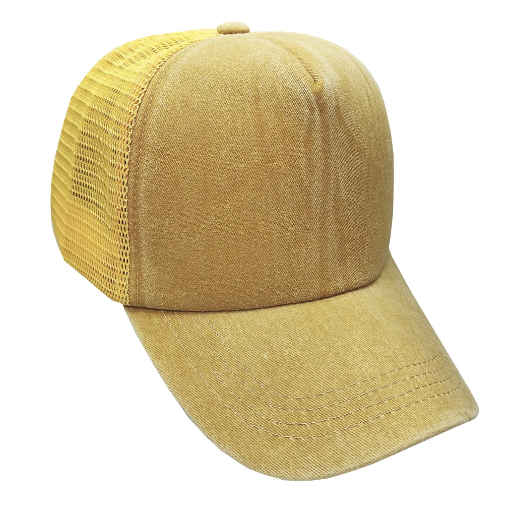 #107890MT - Gorra de adulto trucker pigmentada visera curva
