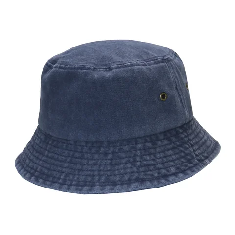 #142870NY - Bucket hat pigmentado prelavado marino