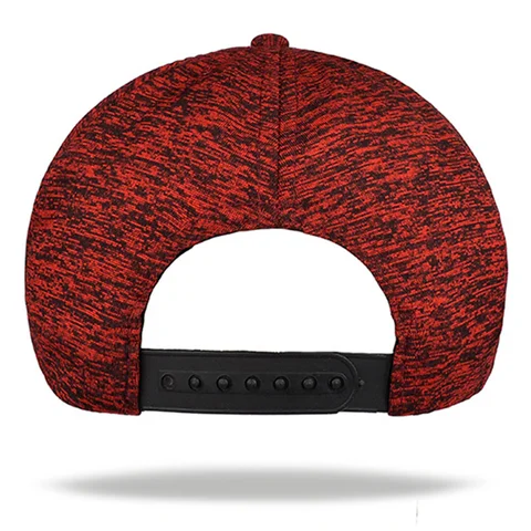 Gorra para adulto melange con visera plana