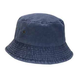 #142870NY - Bucket hat pigmentado prelavado marino - Vista 3