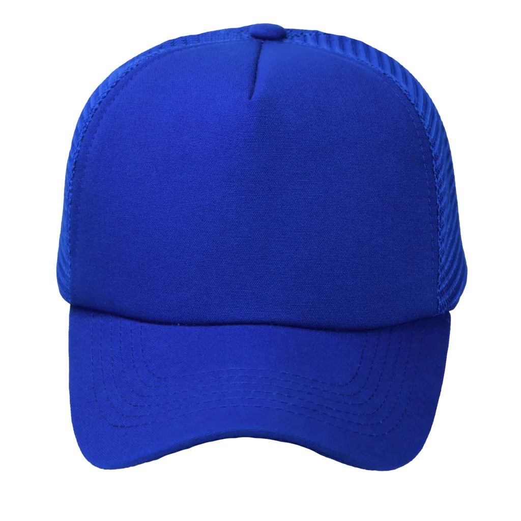#106940RY - Gorra trucker microcanvas de adulto visera curva con red rayada