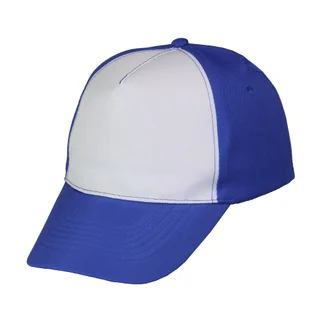 #1058RYWH - GORRA 5 GAJOS VISERA CURVA CON FRENTE BLANCO - Vista 1