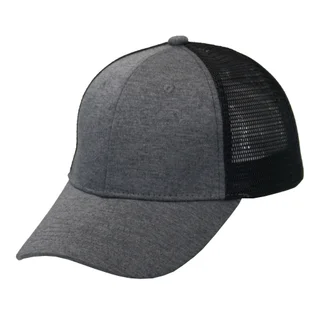#107731DGBK - Gorra trucker visera curva 6 paneles melange gris. - Vista 1