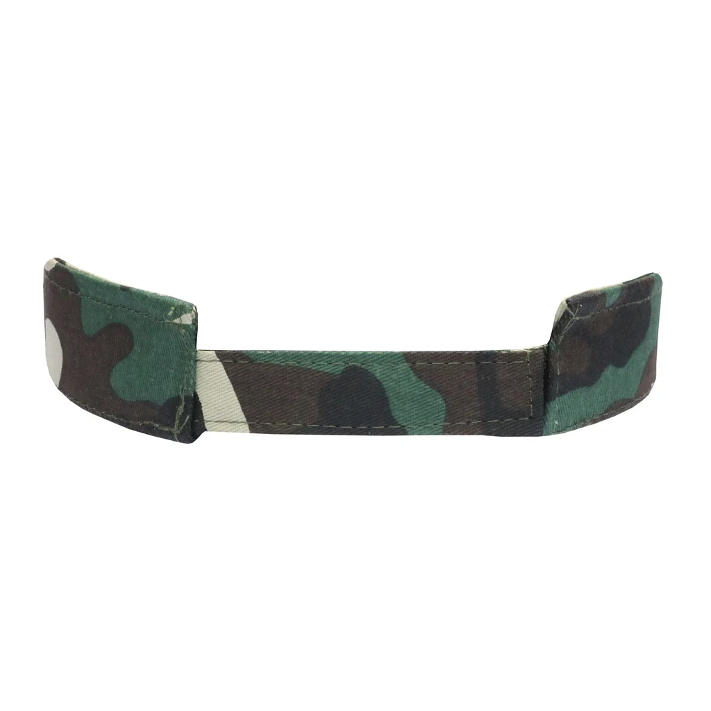 #121030CA - Visera de algodón camuflaje verde