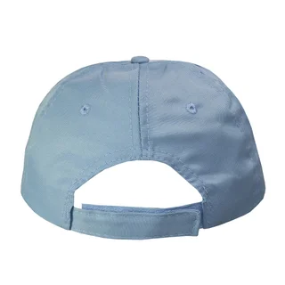 #1058clwh - Gorra 5 gajos visera curva celeste con frente blanco - Vista 4