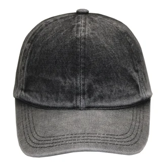 #108720BK - Gorra jean de adulto visera curva ajuste de hebilla - Vista 2