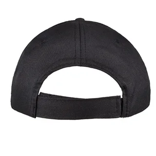 #1058BKWH - GORRA 5 GAJOS VISERA CURVA CON FRENTE BLANCO - Vista 3