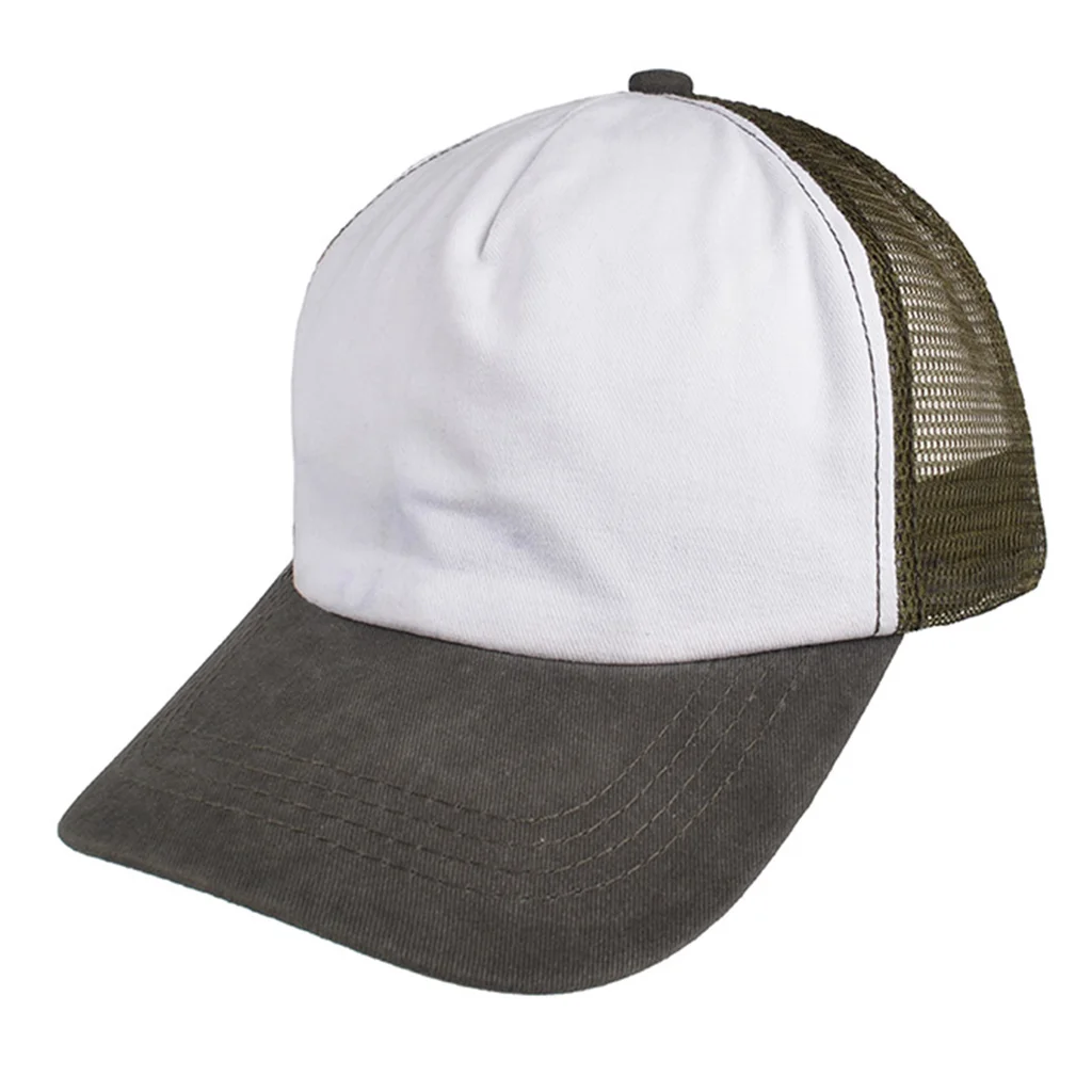 #107380CRMZ - Gorra trucker de adulto pigmentada en tela polo