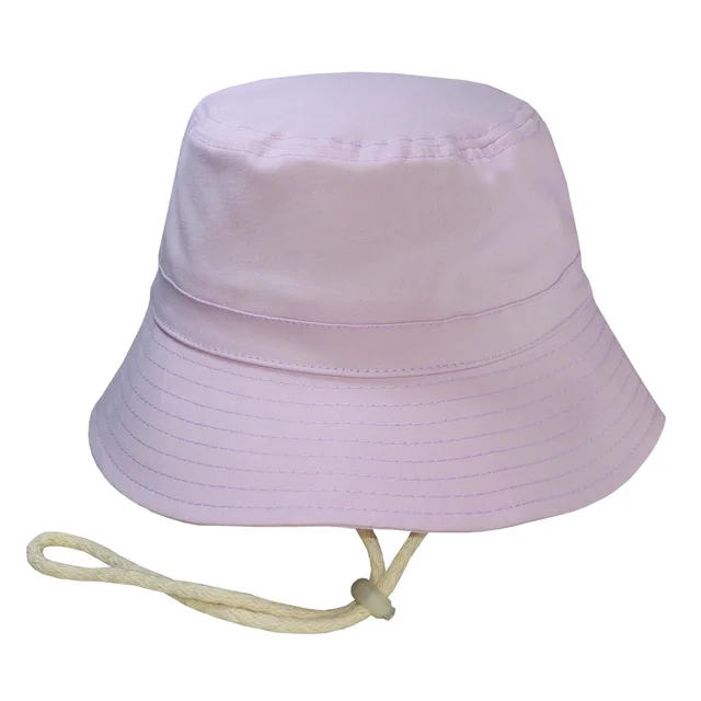 #401522VEIALIP - Bucket hat con cordón en gabardina lila.
