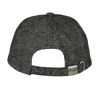 #108840BK - Gorra 6 gajos espigada negra - Vista 4