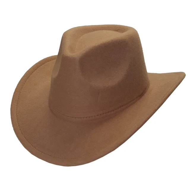 #231260KK - Cowboy simil de fieltro Caqui