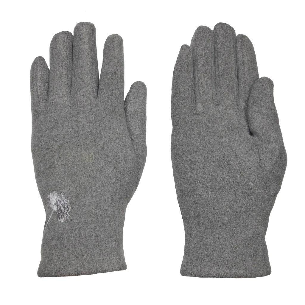 #502952GR - Guantes de jersey para dama gris