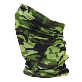BANDANA MULTIUSO LISA UNISEX CAMUFLADO MILITAR VERDE - Vista 3