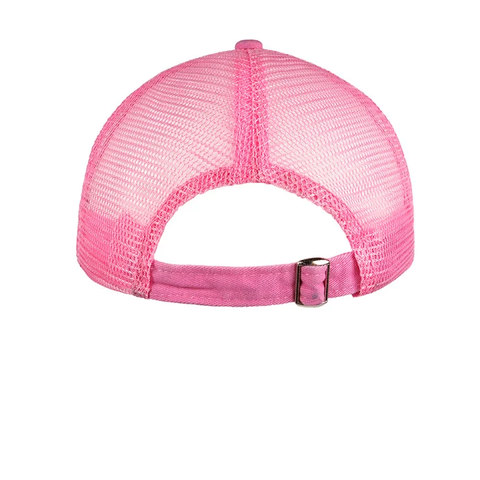 #107380CRFC - Gorra trucker de adulto pigmentada en tela polo
