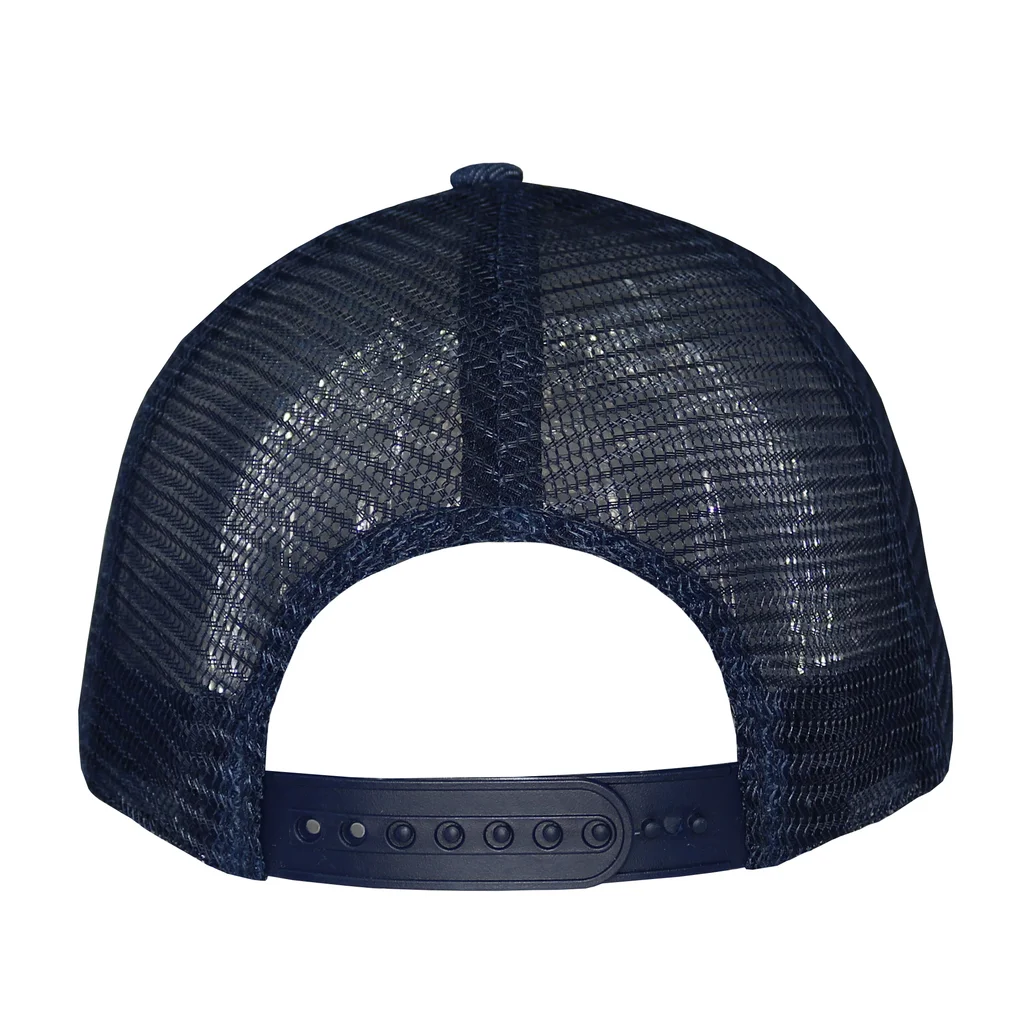 #108490NY - Gorra trucker de adulto en jean azul