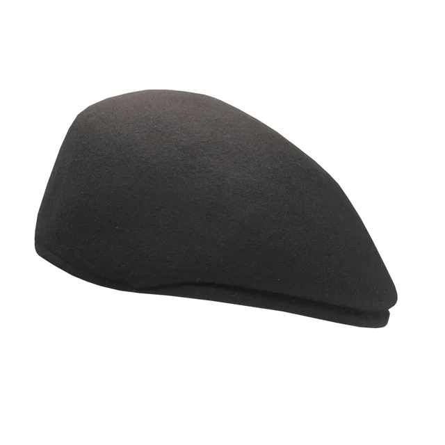 #150011BK - Gorra de fieltro de lana tipo inglesa