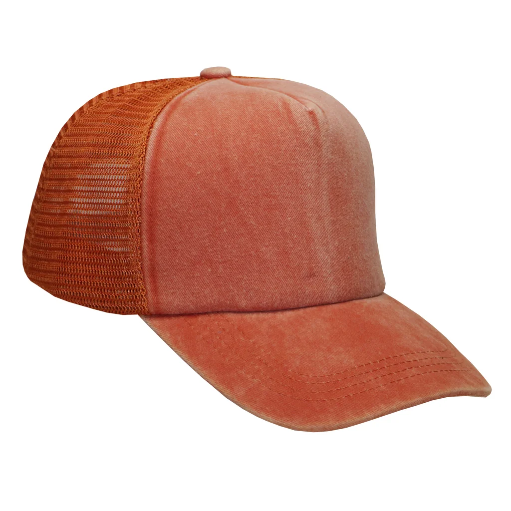 #107890CB - Gorra de adulto trucker pigmentada visera curva