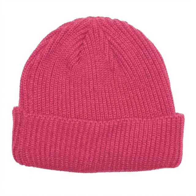 #53600rs - Gorro canelón simple con puño ancho