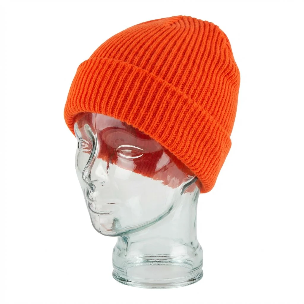 #53600nj - Gorro canelón simple con puño ancho