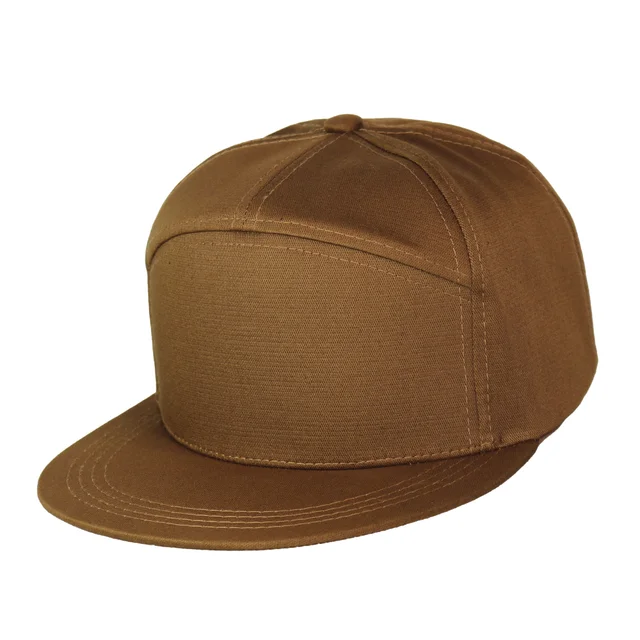 #108410MRMRMR - Gorra visera plana 7 paneles marron
