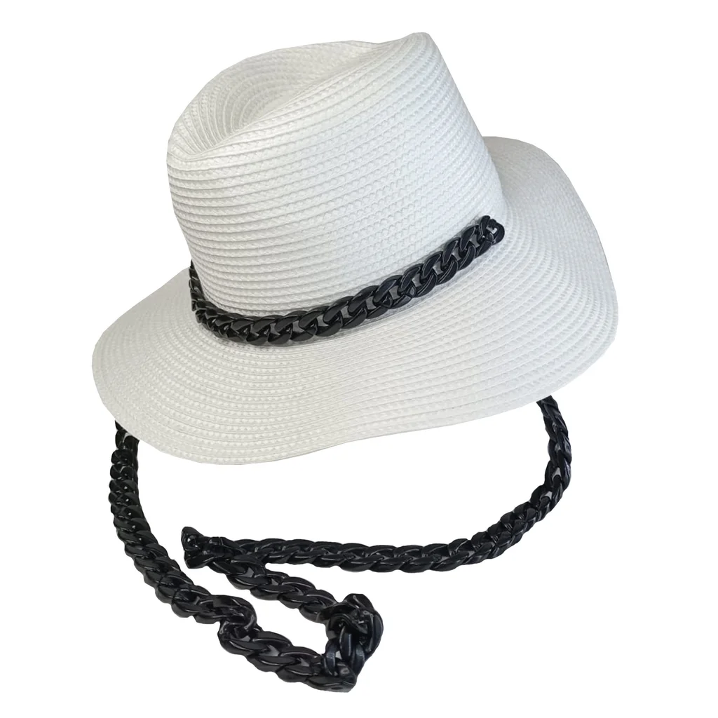 #241252WH - Sombrero indiana de poliéster
