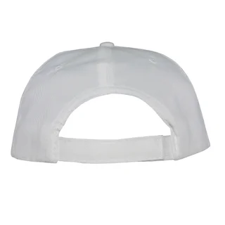#1158whcl - Gorra 5 gajos visera curva copa blanca visera celeste - Vista 4