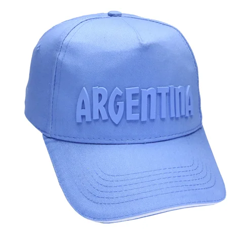 #108430 - Gorra de adulto patch goma Argentina visera curva