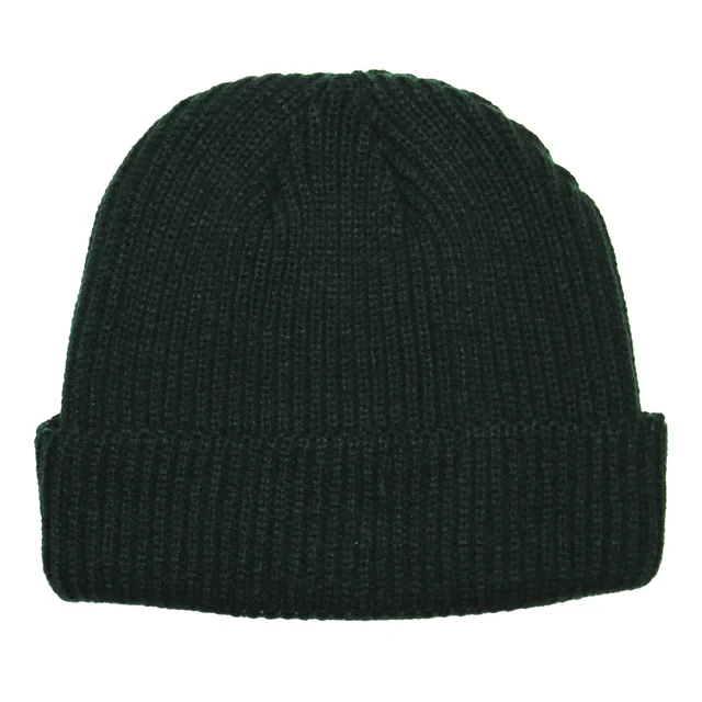 #536000VI - Gorro canelón simple con puño ancho