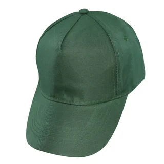 #1254bt - Gorra infantil visera curva 5 gajos verde botella - Vista 2