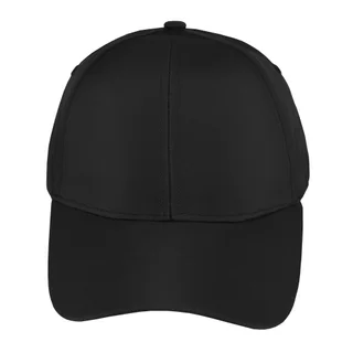 #108500BK - Gorra deportiva para adulto 6 gajos negra - Vista 2