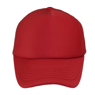 #105141RDRDRD - TRUCKER VISERA CURVA ADULTO ROJA - Vista 2